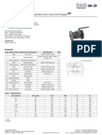 1089 Cast Steel Three Piece Design Ball Valve, Class-150 (Flanged)