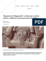 'Epopeia de Gilgamesh' - A Obra Que Contou Sobre o Dilúvio Universal Antes Da Bíblia - BBC News Brasil