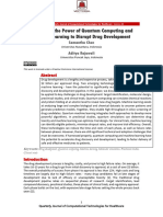 Leveraging The Power of Quantum Computing and Machine Learning To Disrupt Drug Development