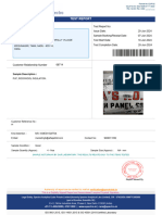 Test Certificate PUF, ROCKWOOL INSULATION.