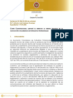 COMUNICADO 37 - Octubre 4 y 5 de 2023