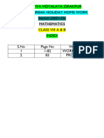 Viii A Maths HW Ab