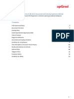 Executive PG Programme in ML & AI - Assessment and Learning Experience Manual