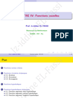 Chapitre 4 en Latex. FCT Usuelles - PR Les Etud