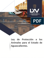 59 Ley de Proteccion A Los Animales para El Estado de Aguascalientes