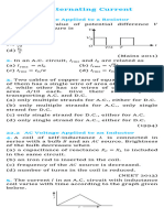 Alternating Current PYQ