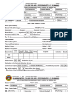 Admission Form 2023-24