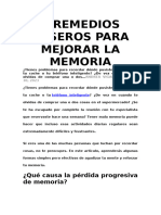 9 Remedios Caseros para Mejorar La Memoria