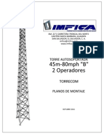 Planos de Montaje Torre 45m-80mph B - 2 Ope Rad Ores