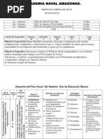 Computacion Plan Anual y Unidad 7mo