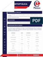 Ficha Técnica Recina Poliester Fibrecen