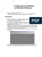 WinSpec32 Macro Instructions