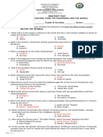 2nd Quarter Mastery Test 2024