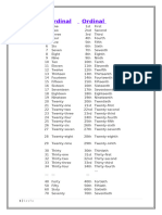 Cardinal and Ordinal Numbers