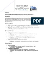 Institutional Development Plan