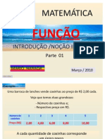 FUNÇÕES - INTRODUÇÃO-NOÇÃO INTUITIVA - Parte 01