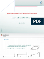 Lecture 3. Present Worth Analysis