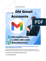 Top 6 Buy Old Gmail Accounts in Bulk (PVA, Old)