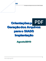 LAYOUT Geracao - Dos - Arquivos - para - o - Siads - Importacao - v5.02 - Agosto - 2019