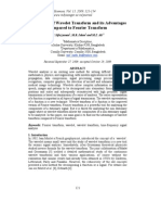 Application of Wavelet Transform and Its Advantages Compared To Fourier Transform