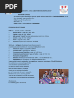 Programa para El Festejo Por El Día Del Estudiante