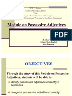 Module Possessive Adj. Lesson 3