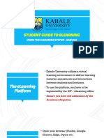 Student Elearning User Manual