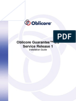 Oblicore Guarantee 6 - 3 - SR1 Installation Guide