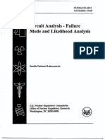 Circuit Analysis - Failure Mode and Likelihood Analysis