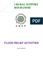 Flood Relief Activities Report As of 12-02-2011