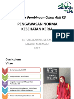 Pengawasan Norma Kesehatan Kerja 24 November 2022