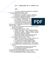 Nacionalismo y Liberalismo en La Europa Del Siglo Xix