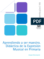 Aprendiendo A Ser Maestro Didáctica de La Expresión Musical en Primaria