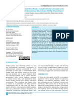 Combined Acupuncture and Shirodhara A Complimentary Approach in The Management of Cerebral Venous Sinus Thrombosis CVST A Case Report