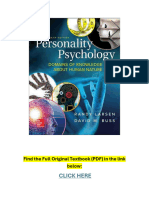 Personality Psychology Domains of Knowledge About Human Nature 6th Edition PDF