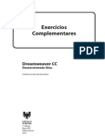 Exercícios Complementares - DreamweaverCC