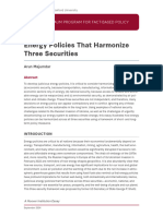 Energy Policies That Harmonize Three Securities 