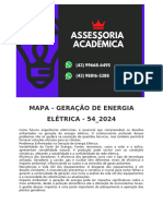 Mapa - Geração de Energia Elétrica - 54 - 2024