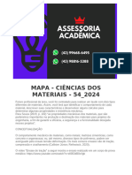 Mapa - Ciências Dos Materiais - 54 - 2024