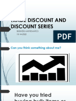 Trade Discount and Discount Series