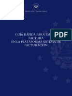 Guia Rápida para Emitir Una Factura en La Plataforma Sistema de Facturación