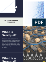 Servqual Analysis