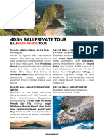 2024 - 4d3n - Bali Private Tour + Nusa Penida Tour