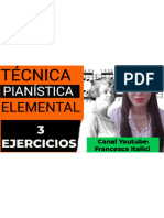 3 Ejercicios Técnica Pianística - Fortaleza Dedos (Extensión y Desarrollo 4° y 5° Dedo)