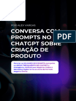 Conversa ChatGPT Criar Produto Hotmart