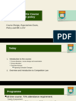 1 Introduction To The Course and Competition Law (LLM Version of The Schedule)