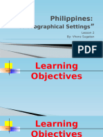 Lesson 2 Philippines A Geographical Setting