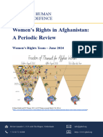 Report - Women's Rights in Afghanistan