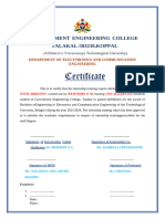 Rajendra Certificate