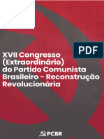 Resoluções Do XVII Congresso (Extraordinário) Do PCB-RR